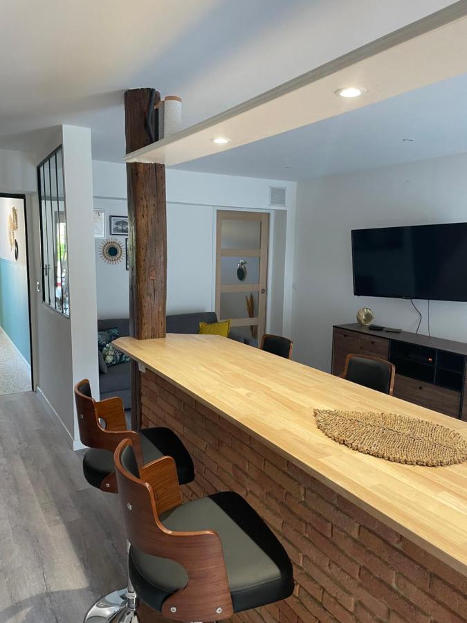 Appartement En Rez De Jardin Tout Equipe Fleurance Exterior photo